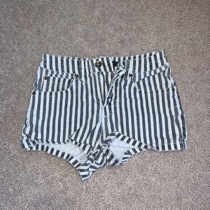 billabong striped shorts